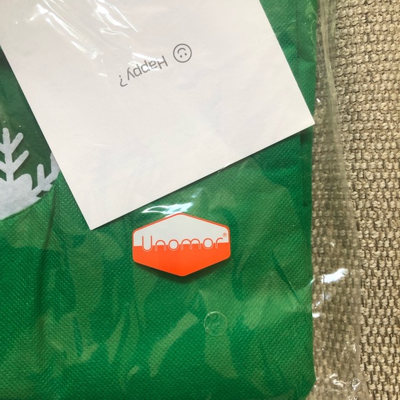 UNOMOR Christmas Xmas Tree Skirt Circle Snowman Pattern Base Cover Decoration - Picture 2 of 4